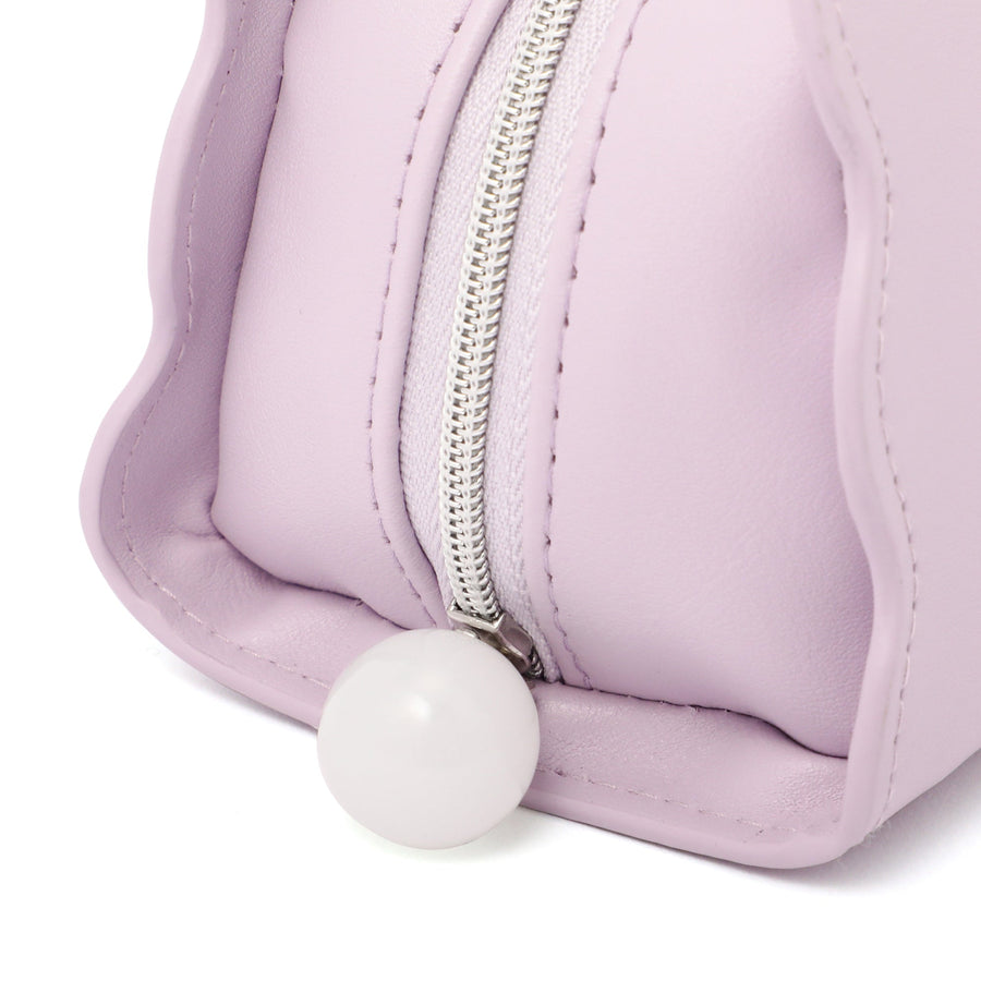 ウェーブシェイプ ポーチ S ライトパープル