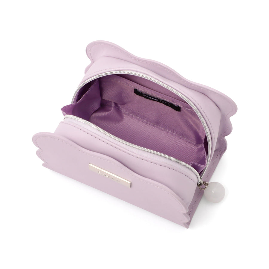 ウェーブシェイプ ポーチ S ライトパープル