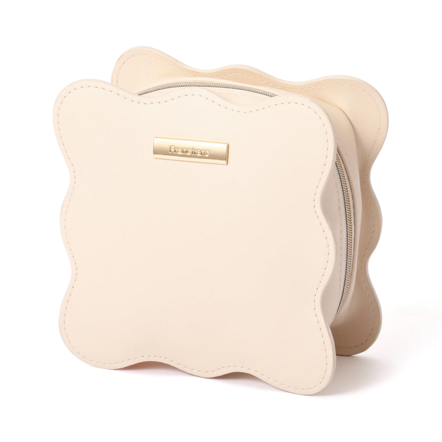 ウェーブシェイプ スタンドポーチ S アイボリー