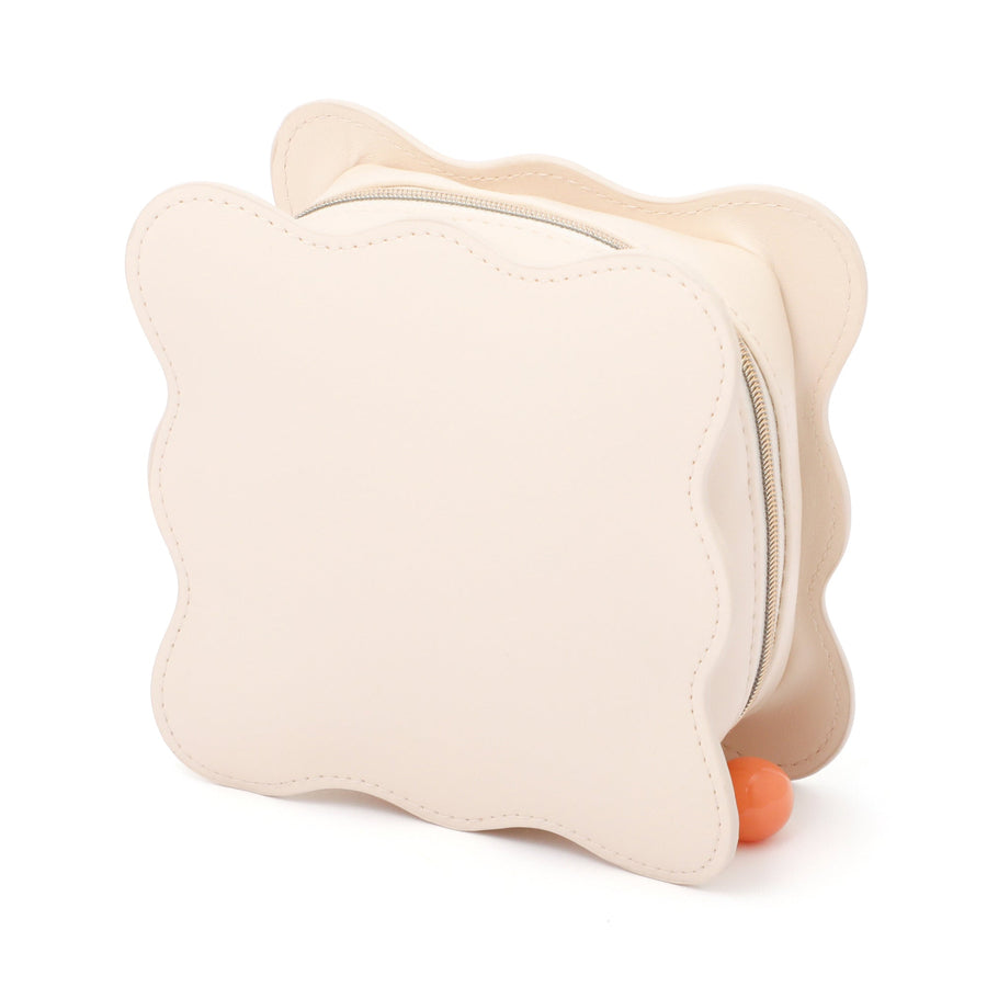 ウェーブシェイプ スタンドポーチ S アイボリー