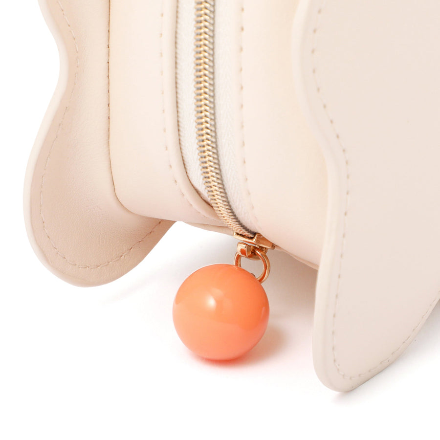 ウェーブシェイプ スタンドポーチ S アイボリー