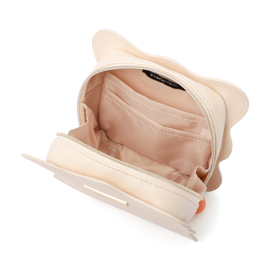 ウェーブシェイプ スタンドポーチ S アイボリー