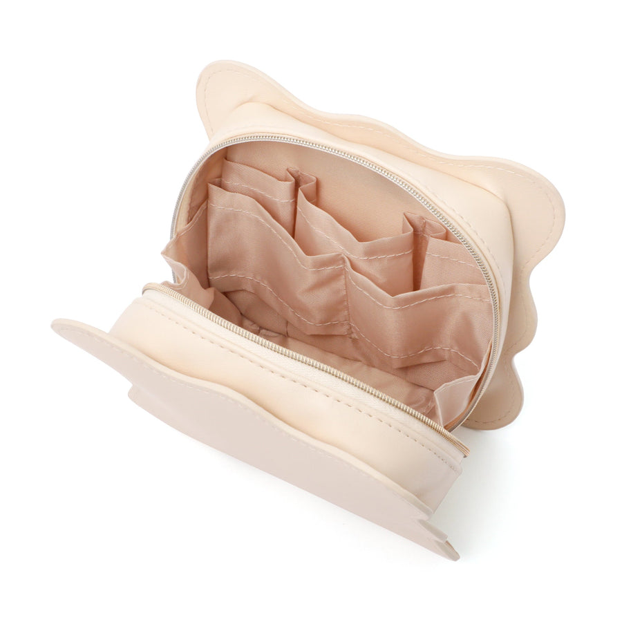 ウェーブシェイプ スタンドポーチ S アイボリー