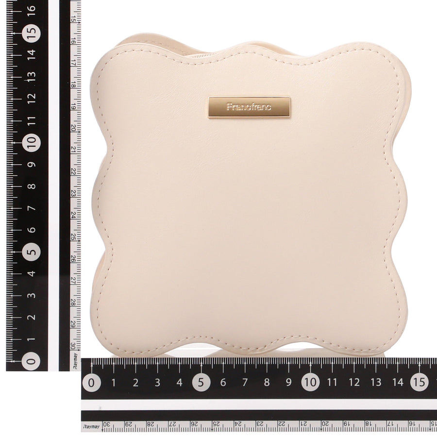 ウェーブシェイプ スタンドポーチ S アイボリー