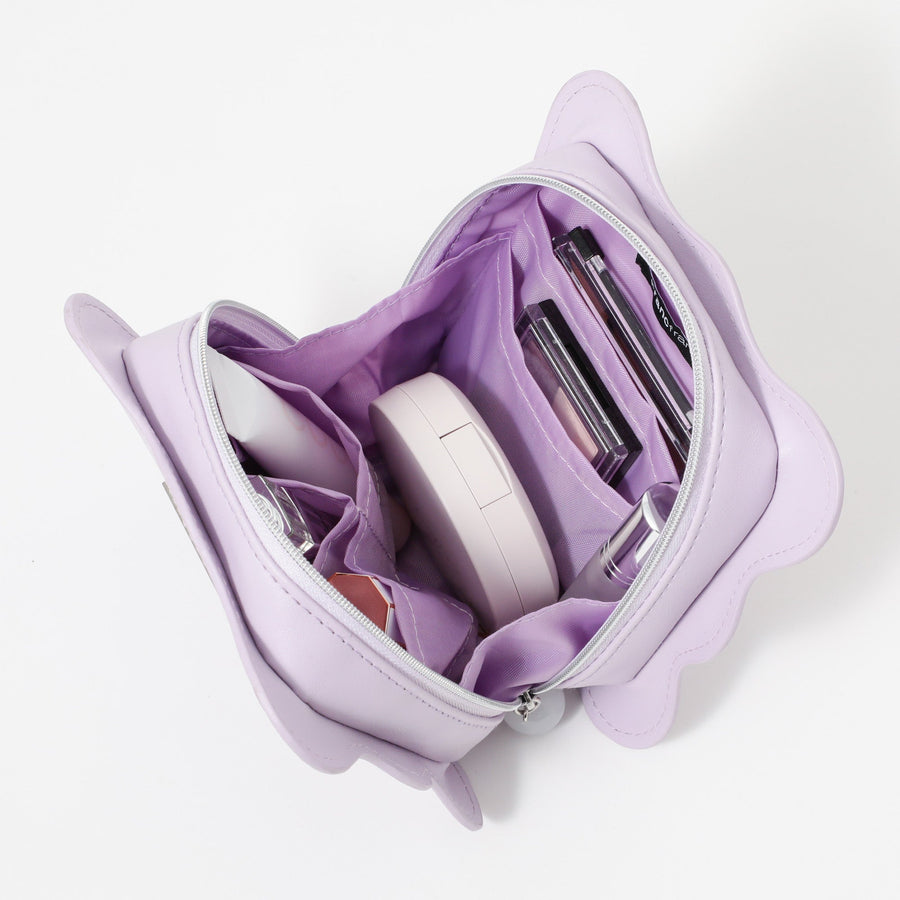ウェーブシェイプ スタンドポーチ S ライトパープル