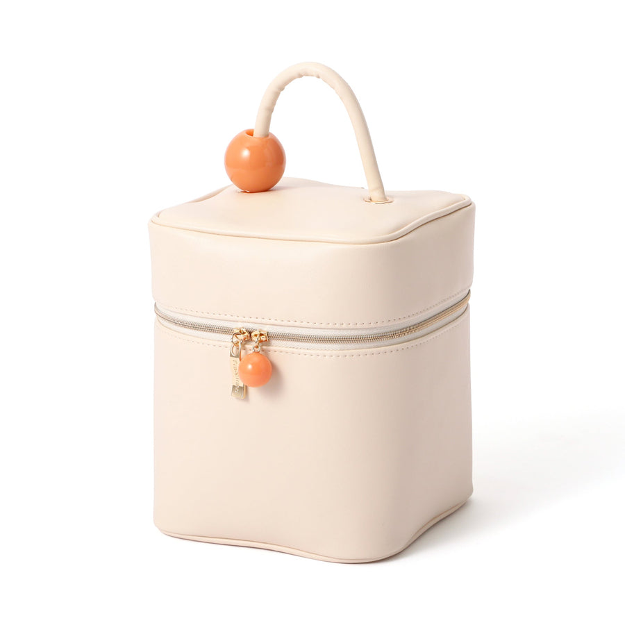 ウェーブシェイプ バニティポーチ S アイボリー