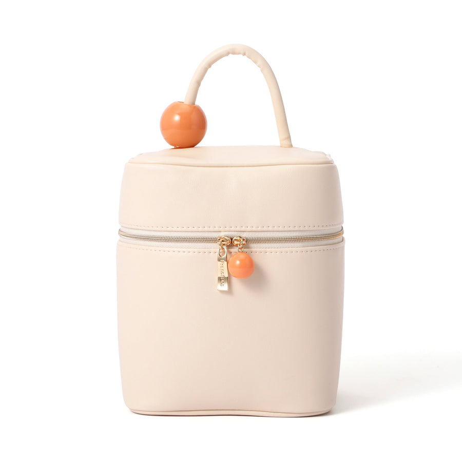 ウェーブシェイプ バニティポーチ S アイボリー