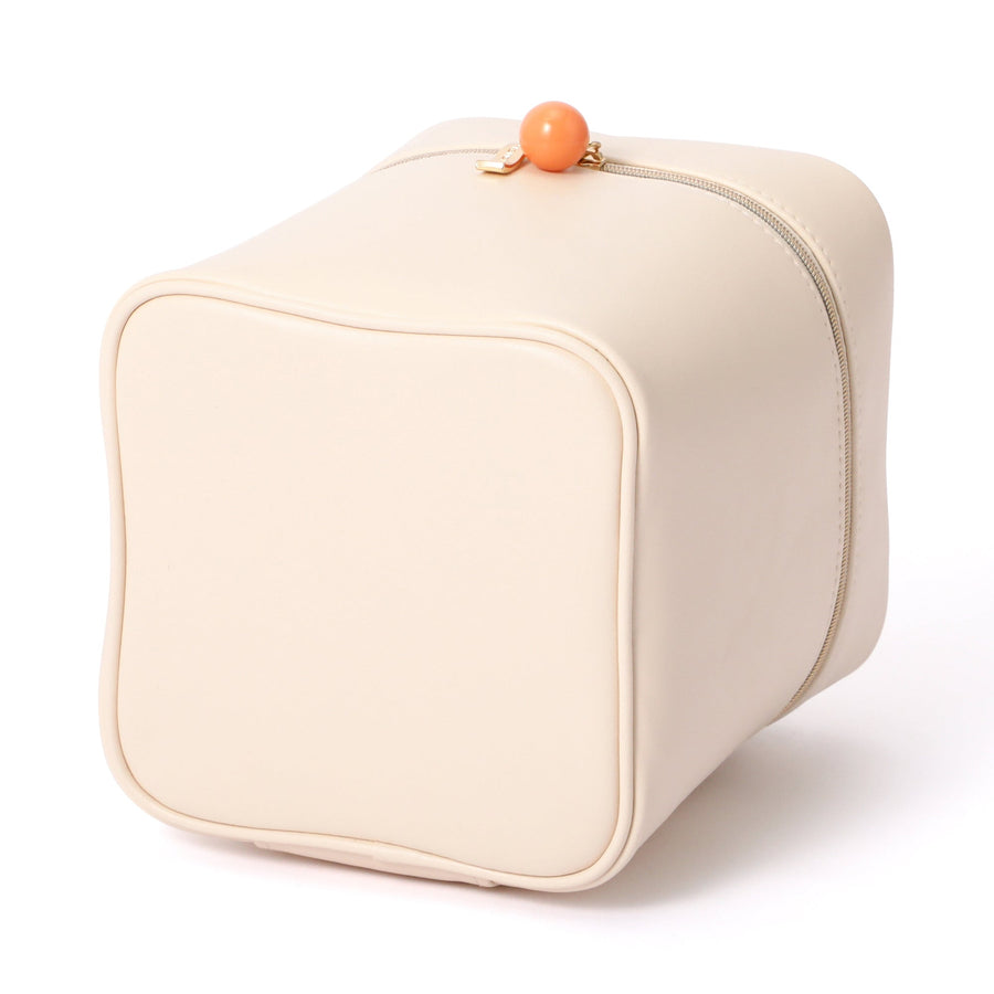 ウェーブシェイプ バニティポーチ S アイボリー