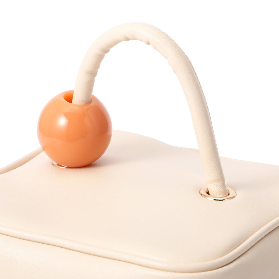 ウェーブシェイプ バニティポーチ S アイボリー