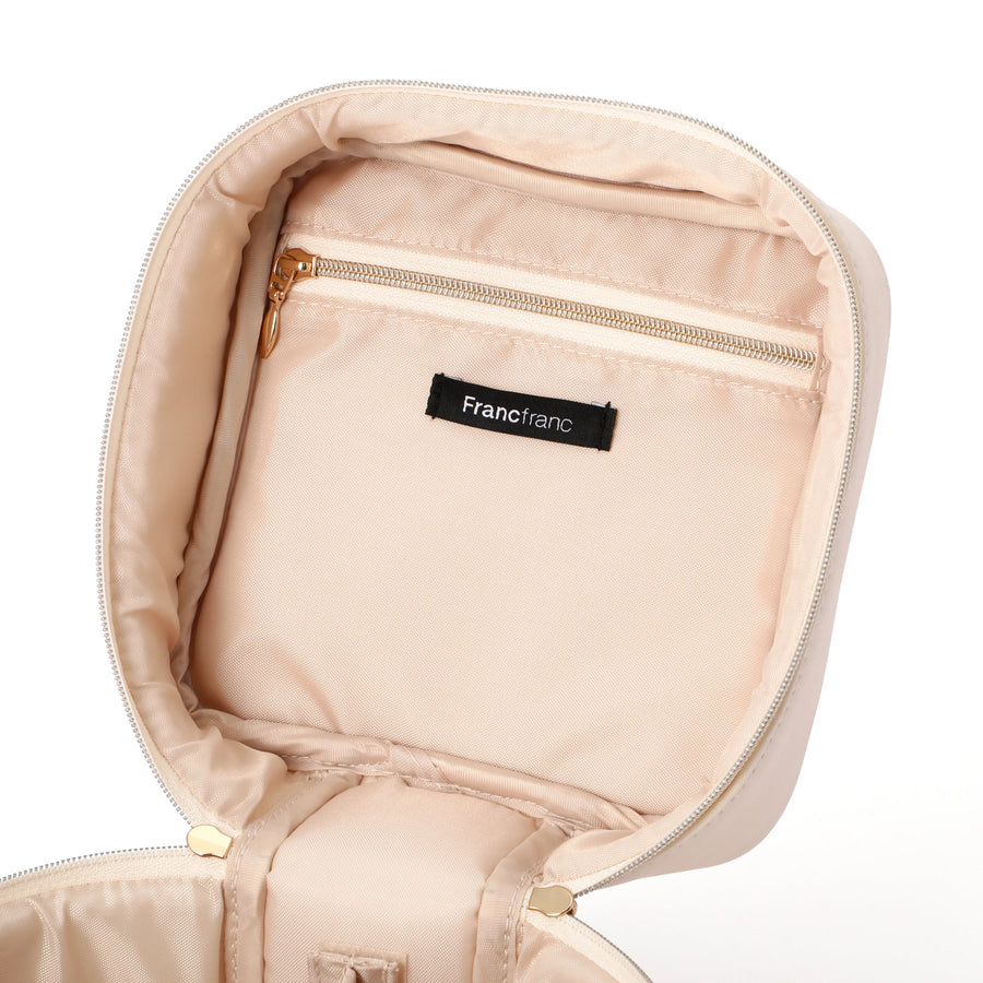 ウェーブシェイプ バニティポーチ S アイボリー