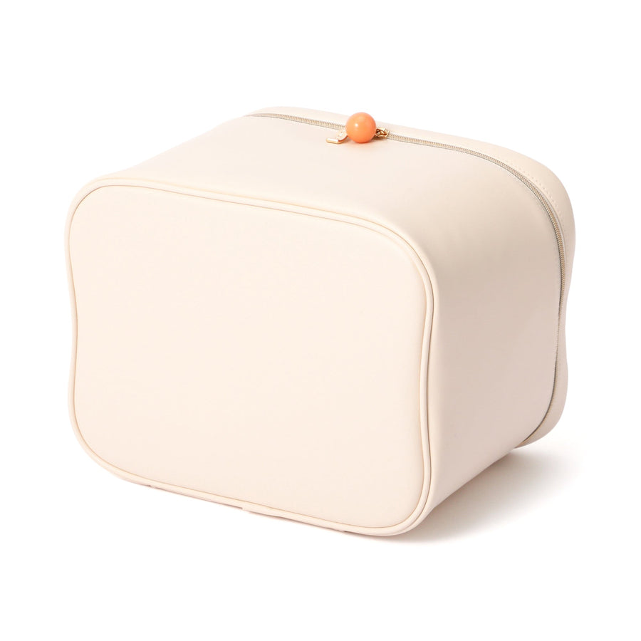 ウェーブシェイプ バニティポーチ L アイボリー