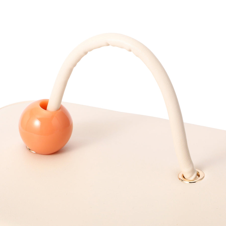 ウェーブシェイプ バニティポーチ L アイボリー