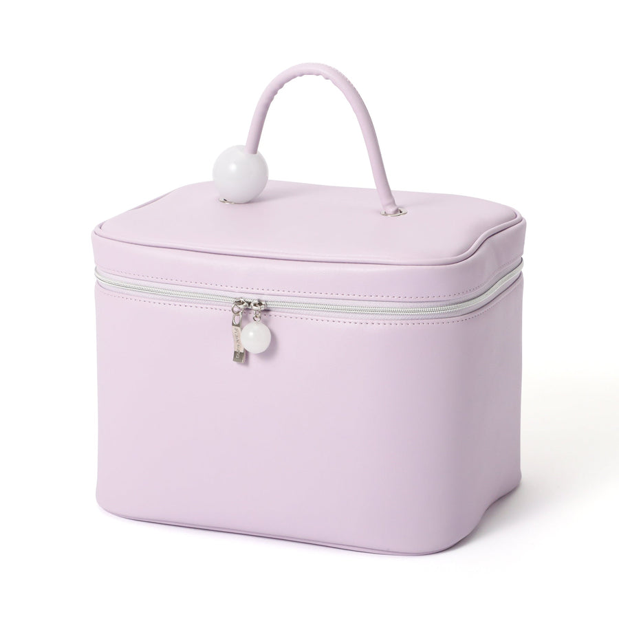 ウェーブシェイプ バニティポーチ L ライトパープル