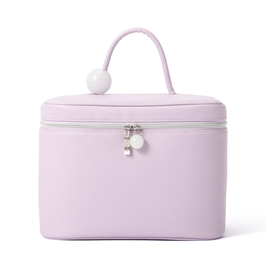 ウェーブシェイプ バニティポーチ L ライトパープル