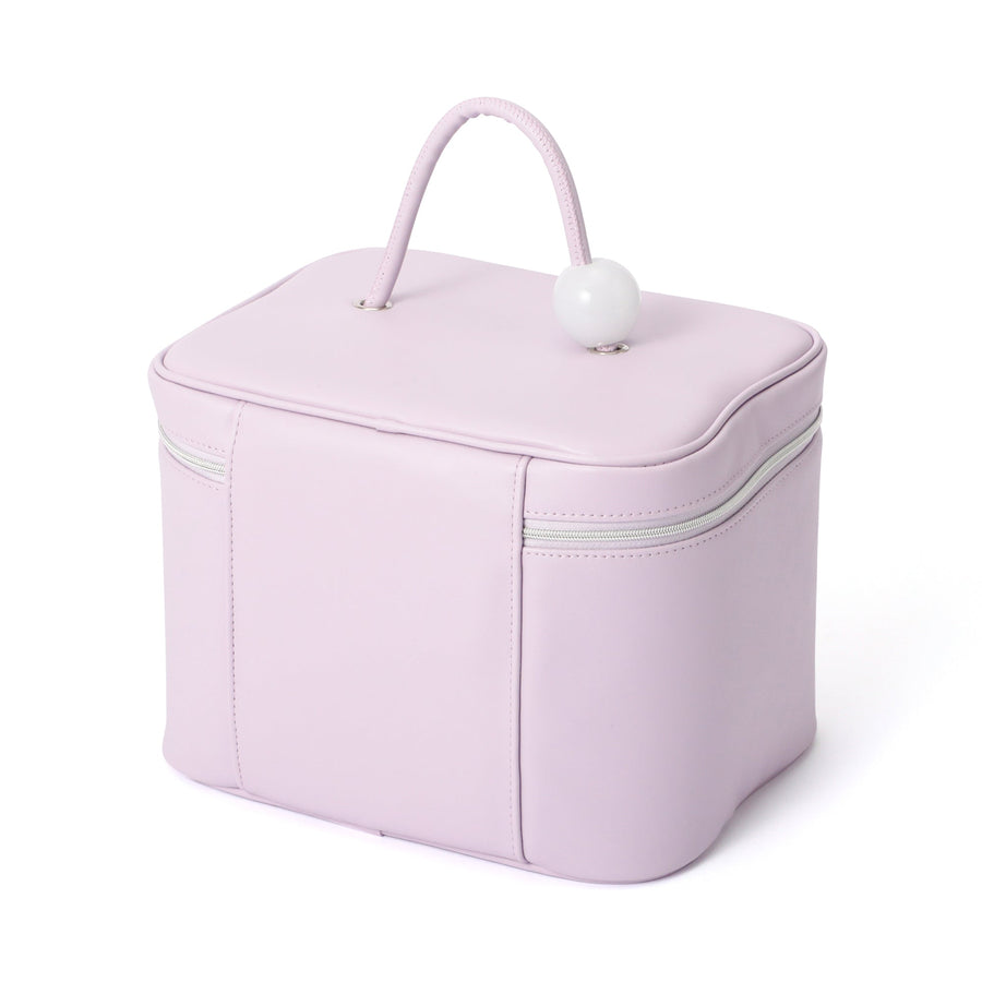 ウェーブシェイプ バニティポーチ L ライトパープル