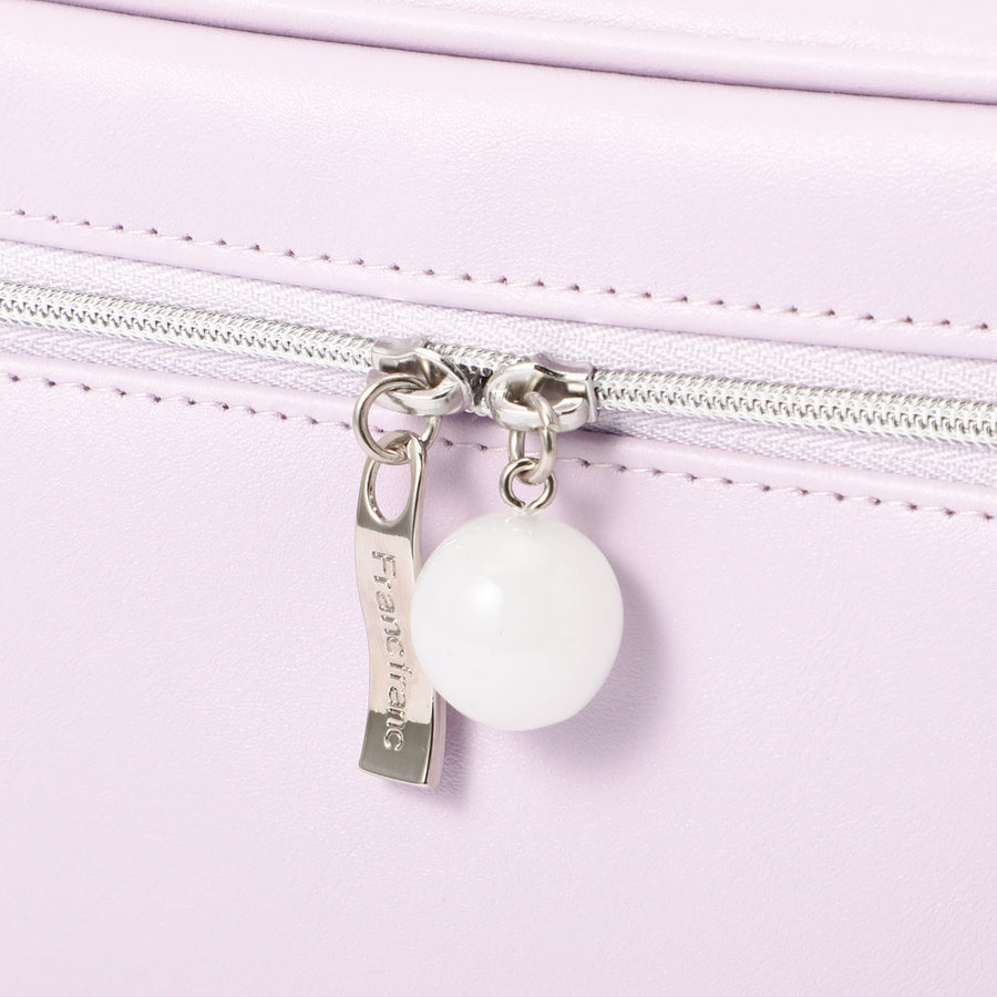 ウェーブシェイプ バニティポーチ L ライトパープル