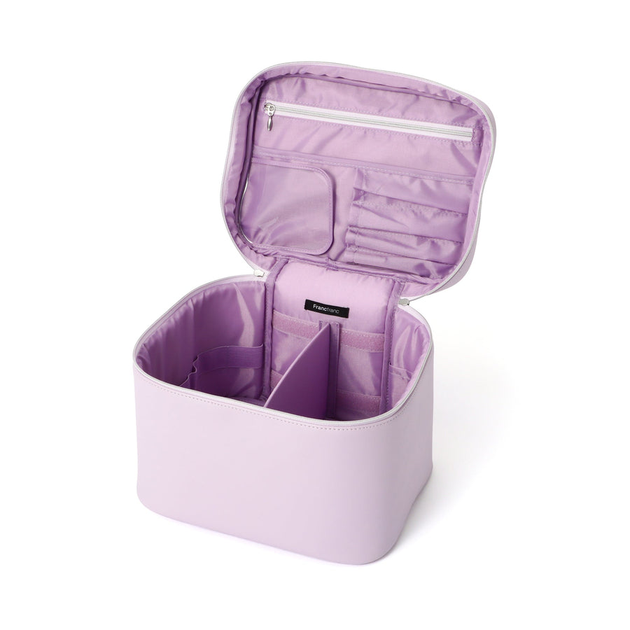 ウェーブシェイプ バニティポーチ L ライトパープル