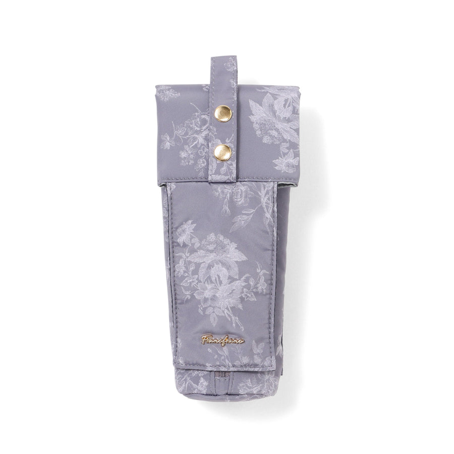 クラシックフラワー ヘアアイロンケース ダークグレー