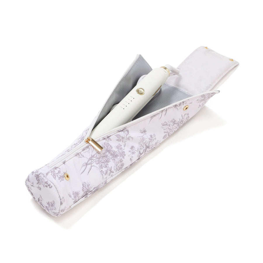 クラシックフラワー ヘアアイロンケース ライトピンク