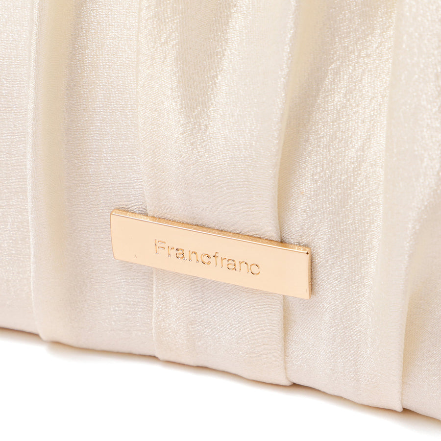 パールシフォン ポーチ L アイボリー