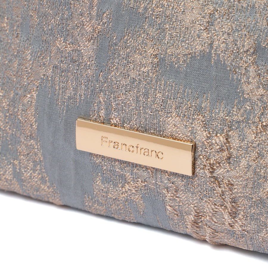 ゴールドマチエール ポーチ S ブルー