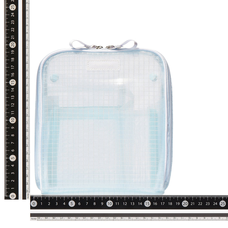 メッシュ ツールスタンドポーチ ライトブルー