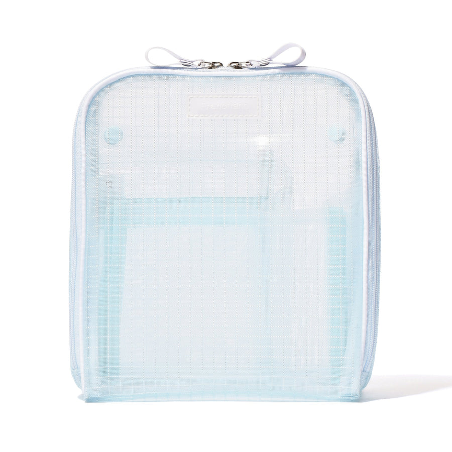 メッシュ ツールスタンドポーチ ライトブルー