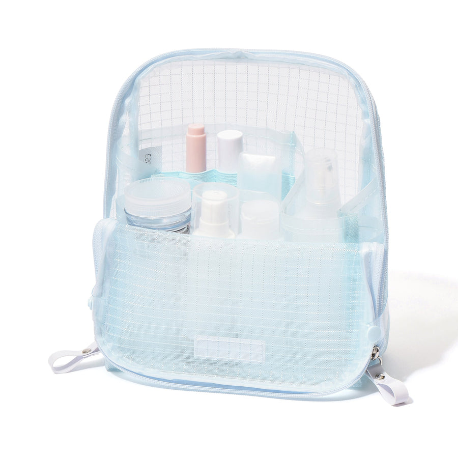 メッシュ ツールスタンドポーチ ライトブルー