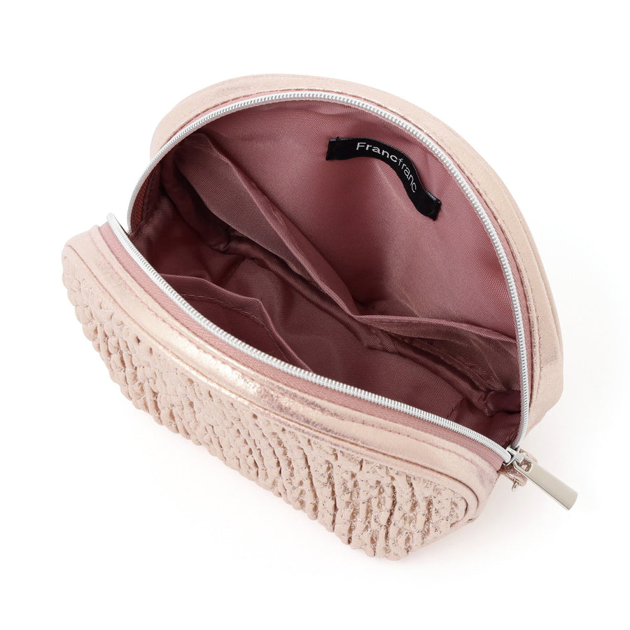 シャイニーホイル ポーチ S ピンク