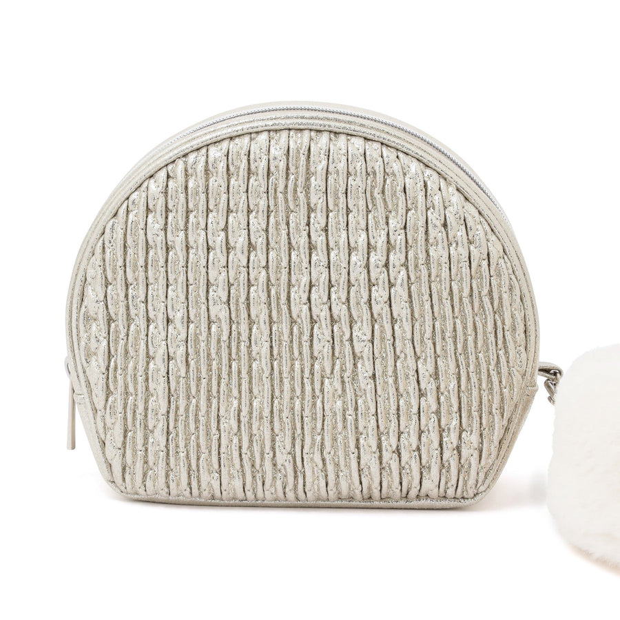 シャイニーホイル ポーチ S シルバー