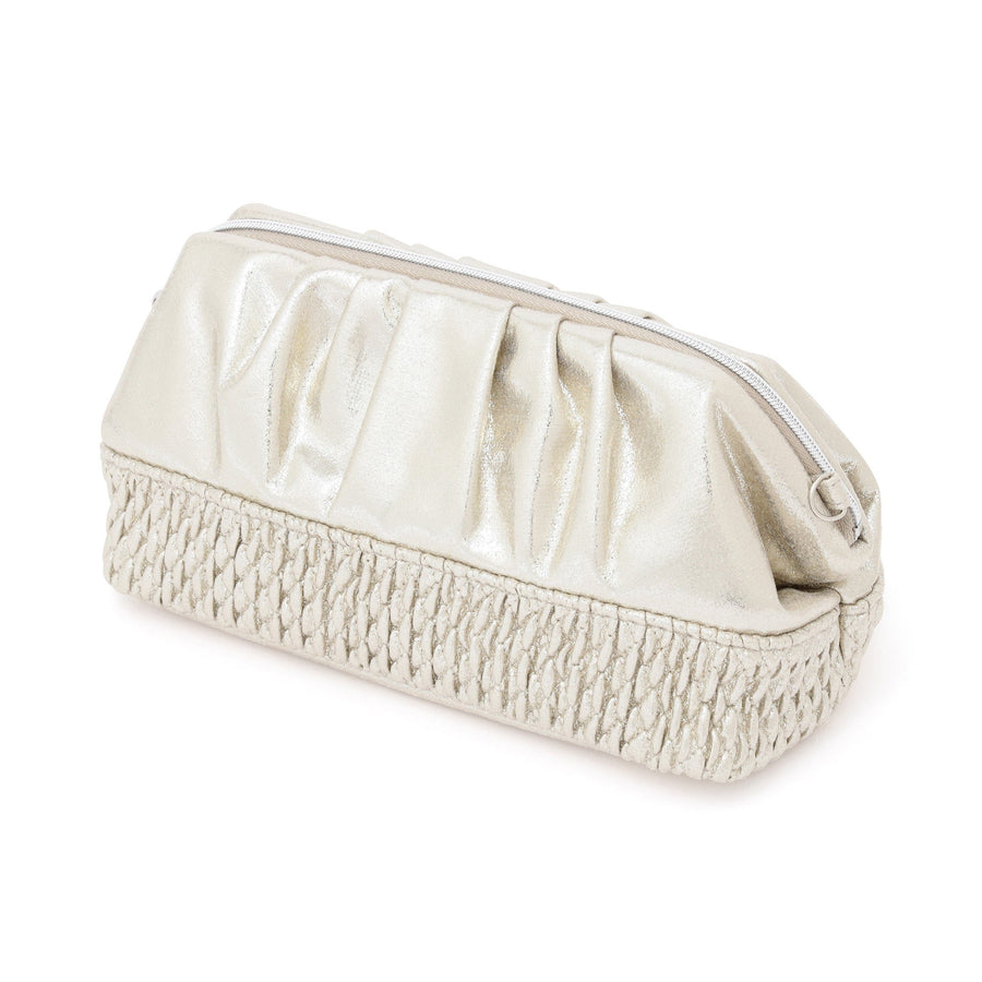 シャイニーホイル ワイヤーポーチ シルバー