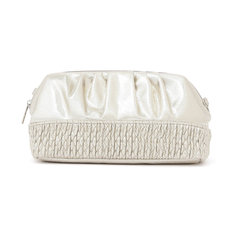 シャイニーホイル ワイヤーポーチ シルバー