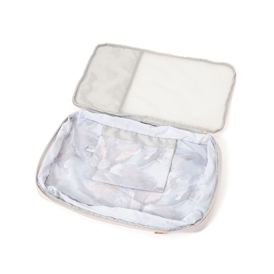 モダンパレット 圧縮オーガナイザー M ベージュ×グレー