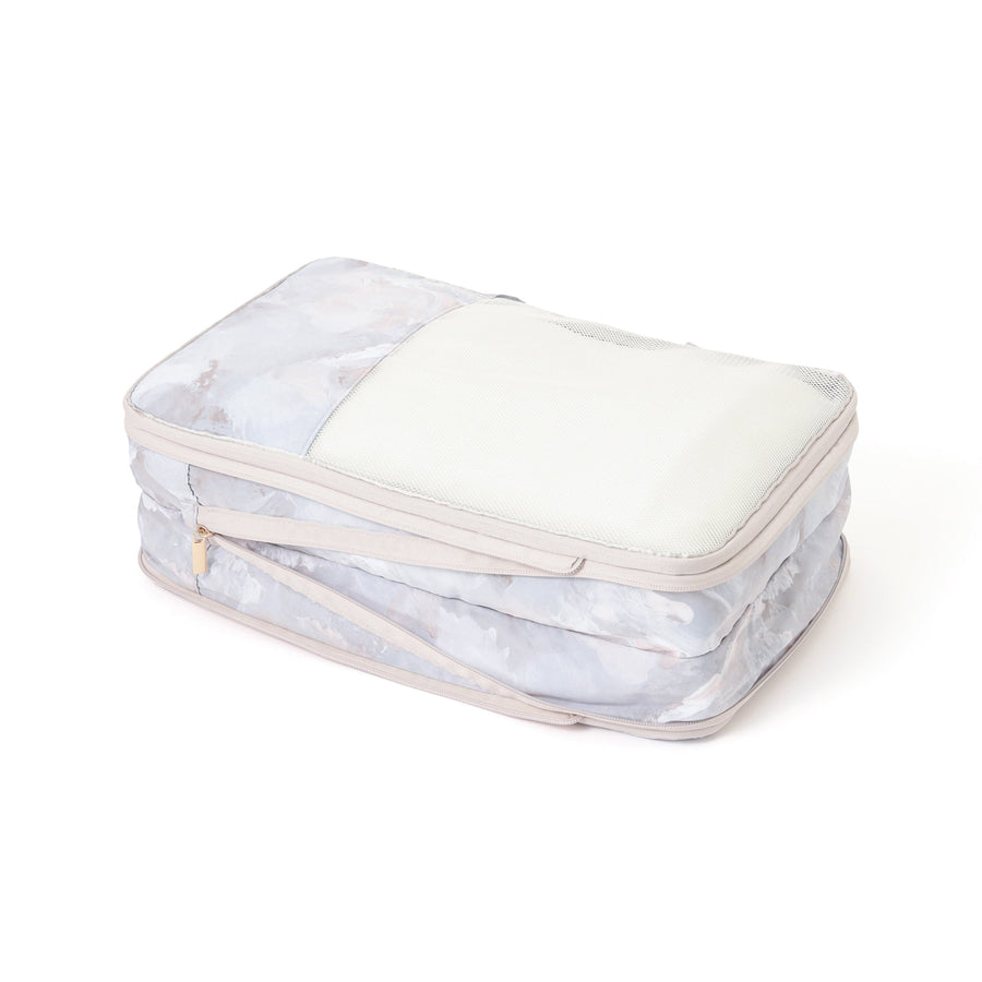 モダンパレット 圧縮オーガナイザー M ベージュ×グレー