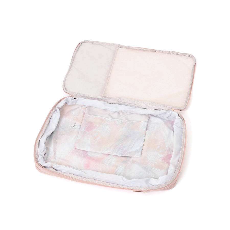 モダンパレット 圧縮オーガナイザー M ブラウン×ピンク