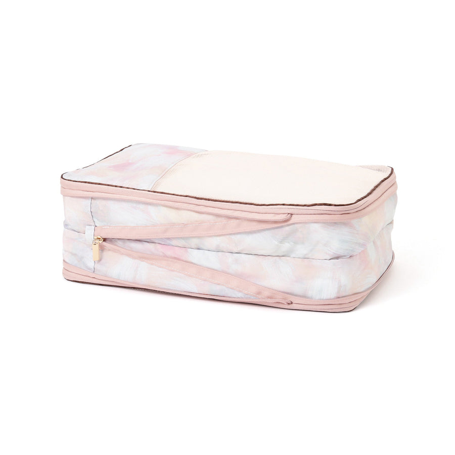 モダンパレット 圧縮オーガナイザー M ブラウン×ピンク