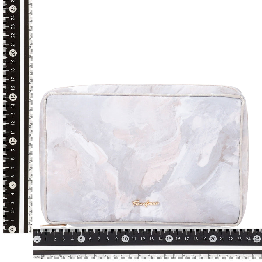 モダンパレット ハンギングポーチ L ベージュ×グレー