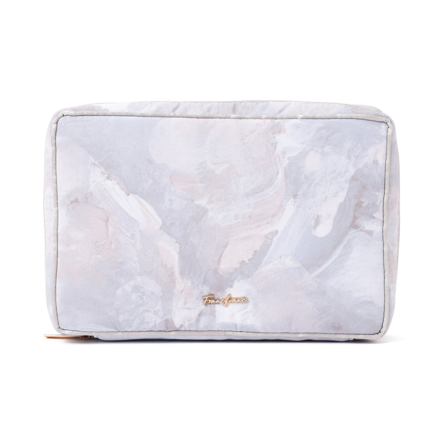 モダンパレット ハンギングポーチ L ベージュ×グレー