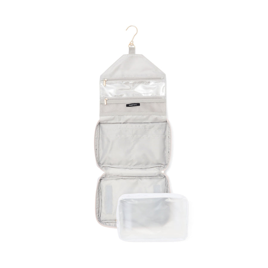 モダンパレット ハンギングポーチ L ベージュ×グレー