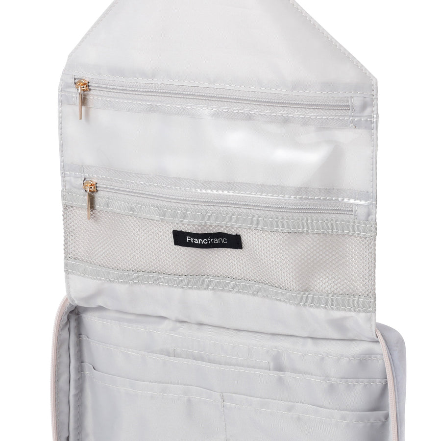 モダンパレット ハンギングポーチ L ベージュ×グレー