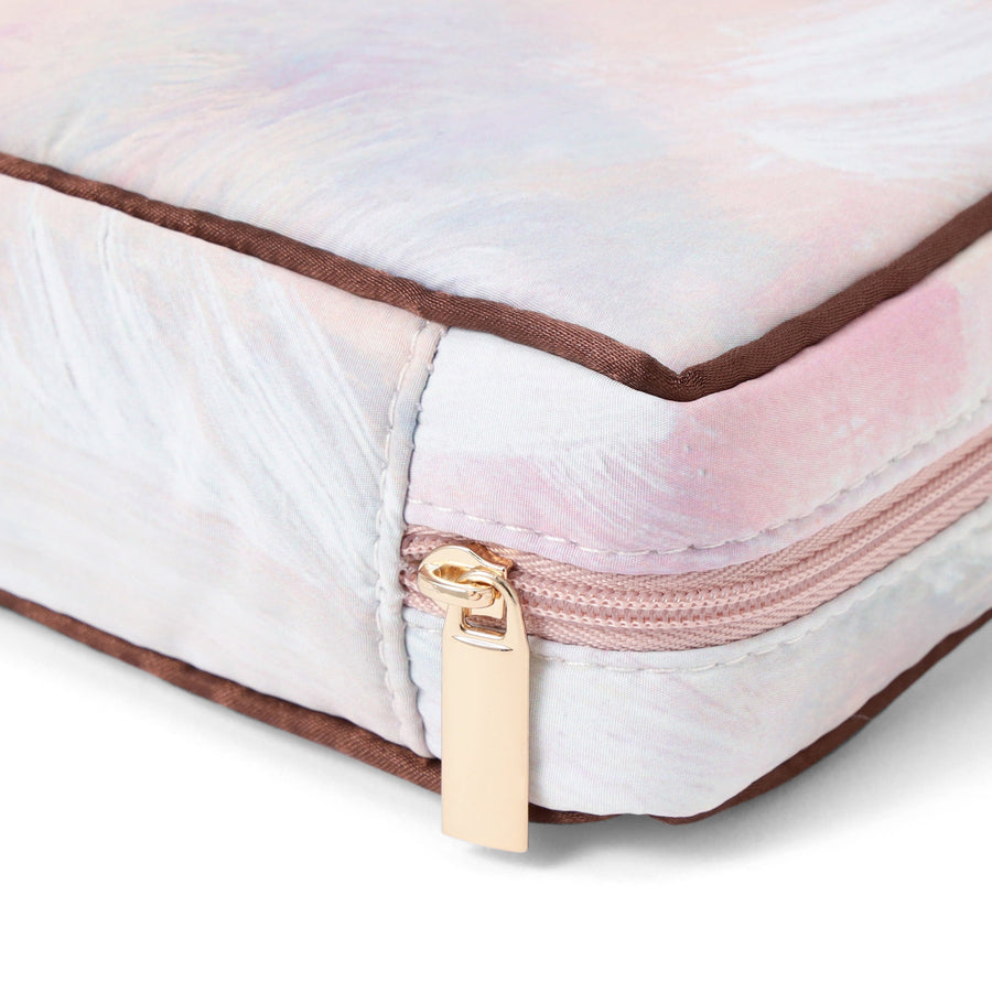 モダンパレット ハンギングポーチ L ブラウン×ピンク