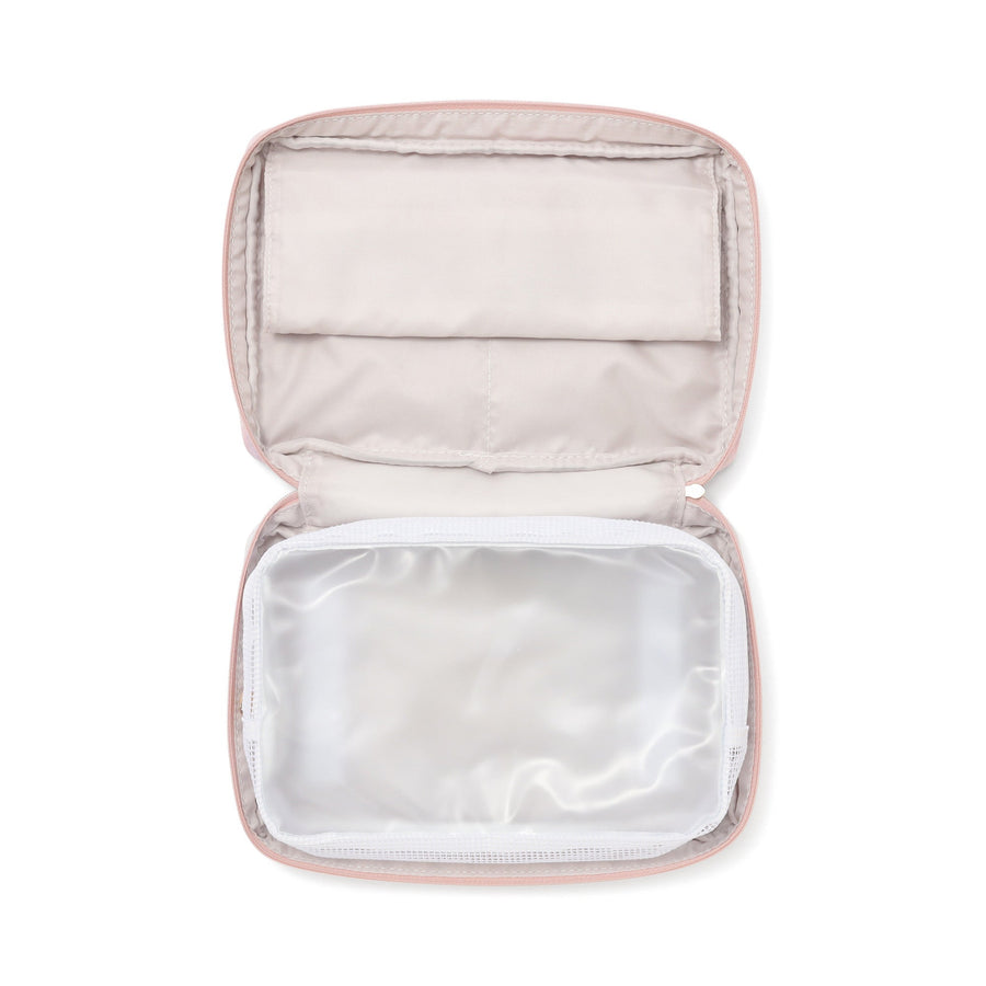 モダンパレット ハンギングポーチ L ブラウン×ピンク