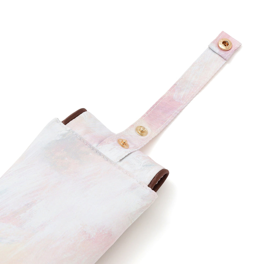 モダンパレット ヘアアイロンケース ブラウン×ピンク