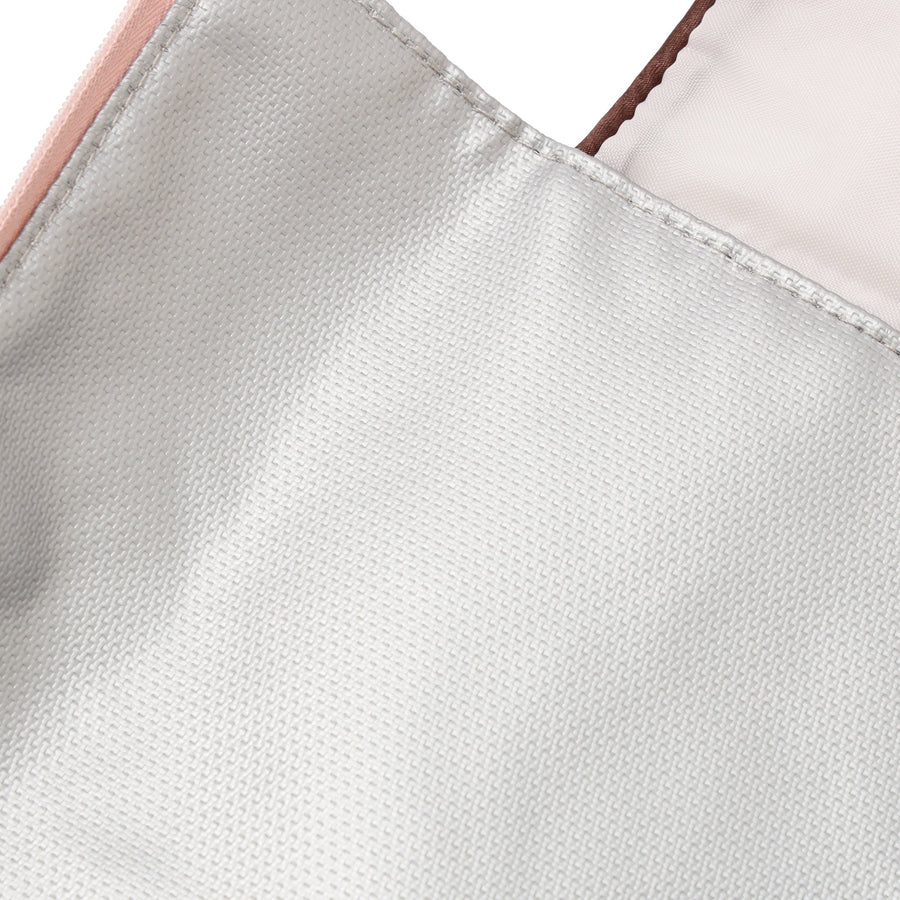 モダンパレット ヘアアイロンケース ブラウン×ピンク