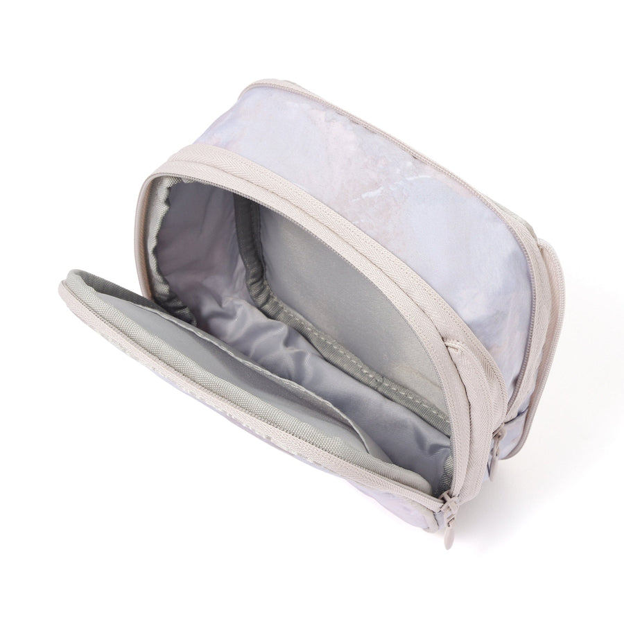 モダンパレット サニタリー圧縮ポーチ ベージュ×グレー