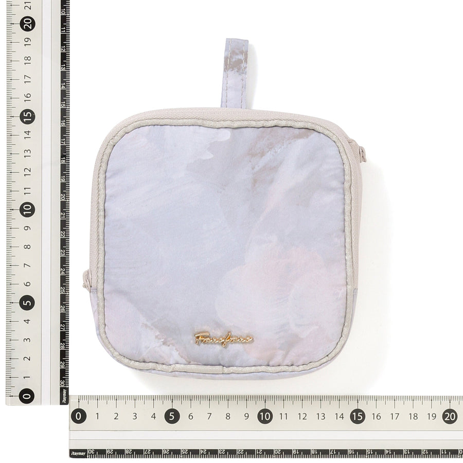 モダンパレット サニタリー圧縮ポーチ ベージュ×グレー