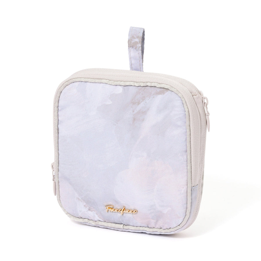 モダンパレット サニタリー圧縮ポーチ ベージュ×グレー