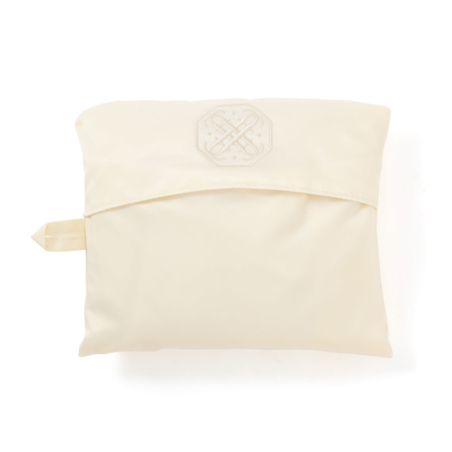 バイカラーサテン 圧縮オーガナイザー S ミント×アイボリー