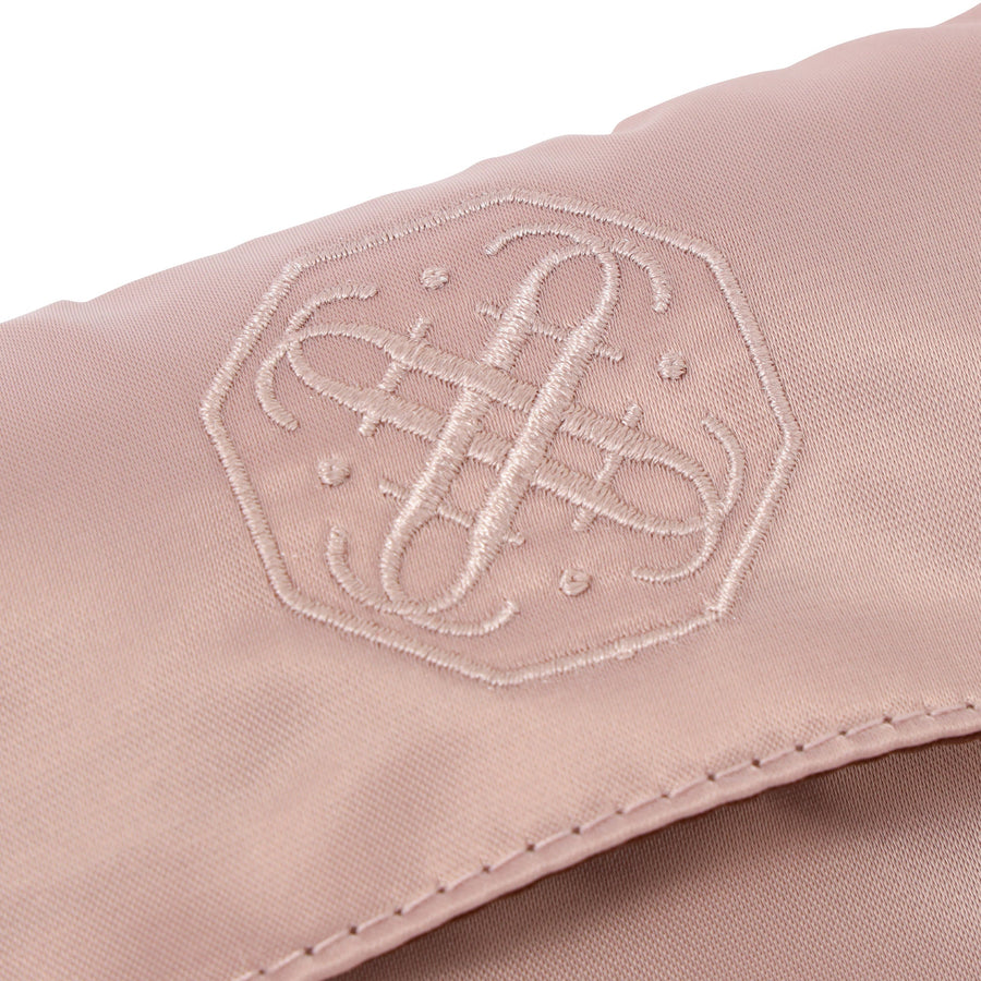 バイカラーサテン 圧縮オーガナイザー S ピンク×ブラウン