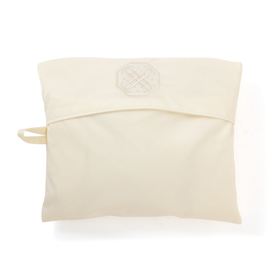 バイカラーサテン 圧縮オーガナイザー M ミント×アイボリー